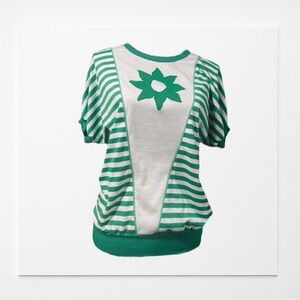 FIRE ISLANDER Vintage Green Top, Women’s Large